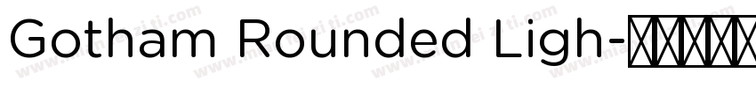 Gotham Rounded Ligh字体转换